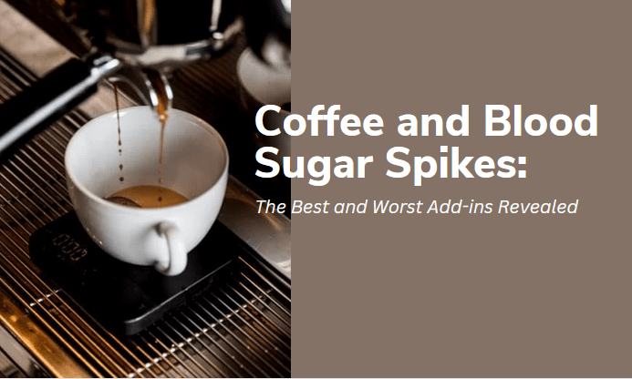 image of coffee and blood sugar spikes